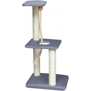 Abode Herringbone Tweed Luxe 3Tier Cat Scratcher Post